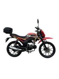 Мопед RUNNER OFF ROAD 18/18 (Чёрно-красный глянец)