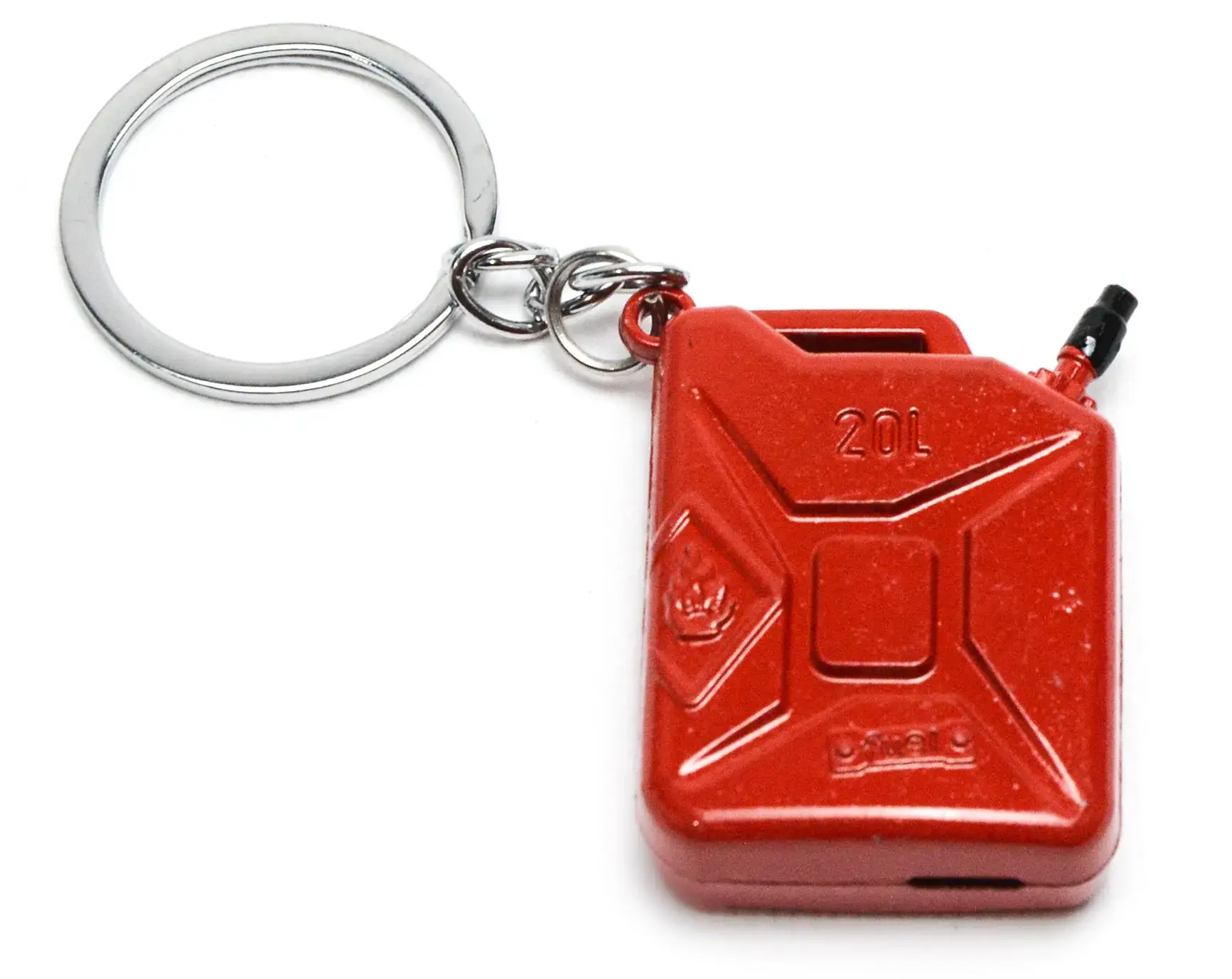 Металлический брелок Канистра, RED