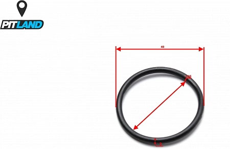 Кольцо уплотнительное O-RING 38x3 174MN-3 (CBS300) ZS Кольцо уплотнительное O-RING 38x3 174MN-3 (CBS300) ZS