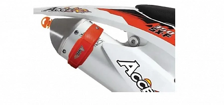 Защита бочки глушителя ACCEL 102-127 мм, чёрная Защита бочки глушителя ACCEL 102-127 мм, чёрная