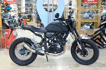 Мотоцикл FUEGO SCRAMBLER 250 LUX, улучшенная версия Мотоцикл FUEGO SCRAMBLER 250 LUX, улучшенная версия