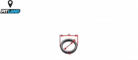 Кольцо уплотнительное O-RING 8.7x1.9 Кольцо уплотнительное O-RING 8.7x1.9
