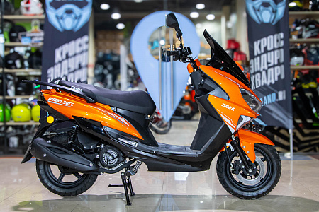 Скутер TMBK Scooter Jumbo (ТМБК Джамбо) 50cc Orange Black оранжевый/черный Скутер TMBK Scooter Jumbo (ТМБК Джамбо) 50cc Orange Black оранжевый/черный