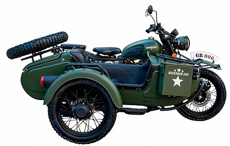 Мотоцикл с коляской Groza (Гроза) Defender 500 (4T EFI) (2023 г.) зеленый Мотоцикл с коляской Groza (Гроза) Defender 500 (4T EFI) (2023 г.) зеленый