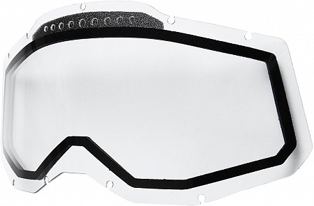 Линза 100% RC2/AC2/ST2 Replacement Lens Vented Dual Pane Clear Линза 100% RC2/AC2/ST2 Replacement Lens Vented Dual Pane Clear