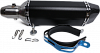Глушитель AKRAPOVIC #3 шестигранный черный