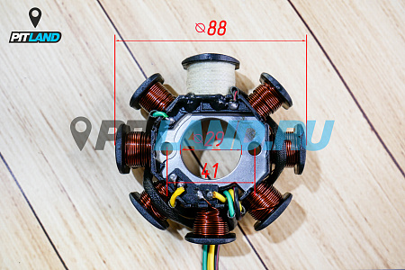Статор генератора 190 см3 Zongshen 190 W190 Статор генератора 190 см3 Zongshen 190 W190