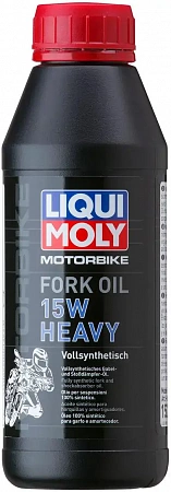 Синтетическое масло для вилок и амортизаторов Liqui Moly Motorbike Fork Oil Heavy 15W 0,5л, 1524 Синтетическое масло для вилок и амортизаторов Liqui Moly Motorbike Fork Oil Heavy 15W 0,5л, 1524