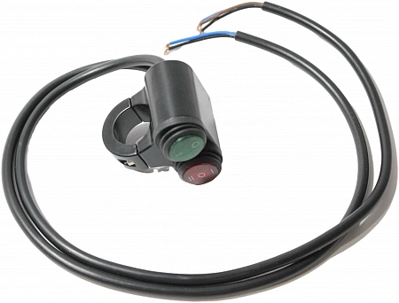 Переключатель ON/OFF двойной (2+3) с подсветкой, крепление на руль 22мм Переключатель ON/OFF двойной (2+3) с подсветкой, крепление на руль 22мм