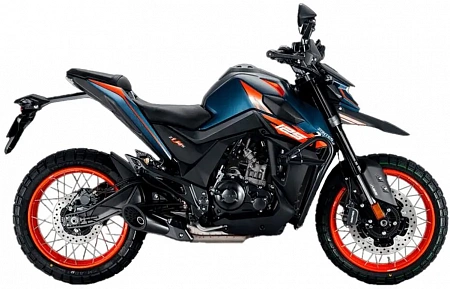 Мотоцикл Zontes (Зонтес) ZT125-U1, синий/оранжевый Мотоцикл Zontes (Зонтес) ZT125-U1, синий/оранжевый