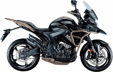 Мотоцикл Zontes (Зонтес) ZT350-T (4T ZT184MP EFI) 19/17 2023 г. ПТС черный Мотоцикл Zontes (Зонтес) ZT350-T (4T ZT184MP EFI) 19/17 2023 г. ПТС черный