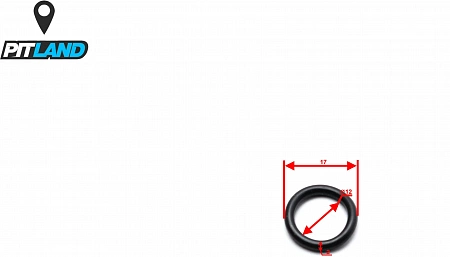Кольцо уплотнительное O-RING 13,2х1,8 174MN-3 (CBS300) ZS Кольцо уплотнительное O-RING 13,2х1,8 174MN-3 (CBS300) ZS